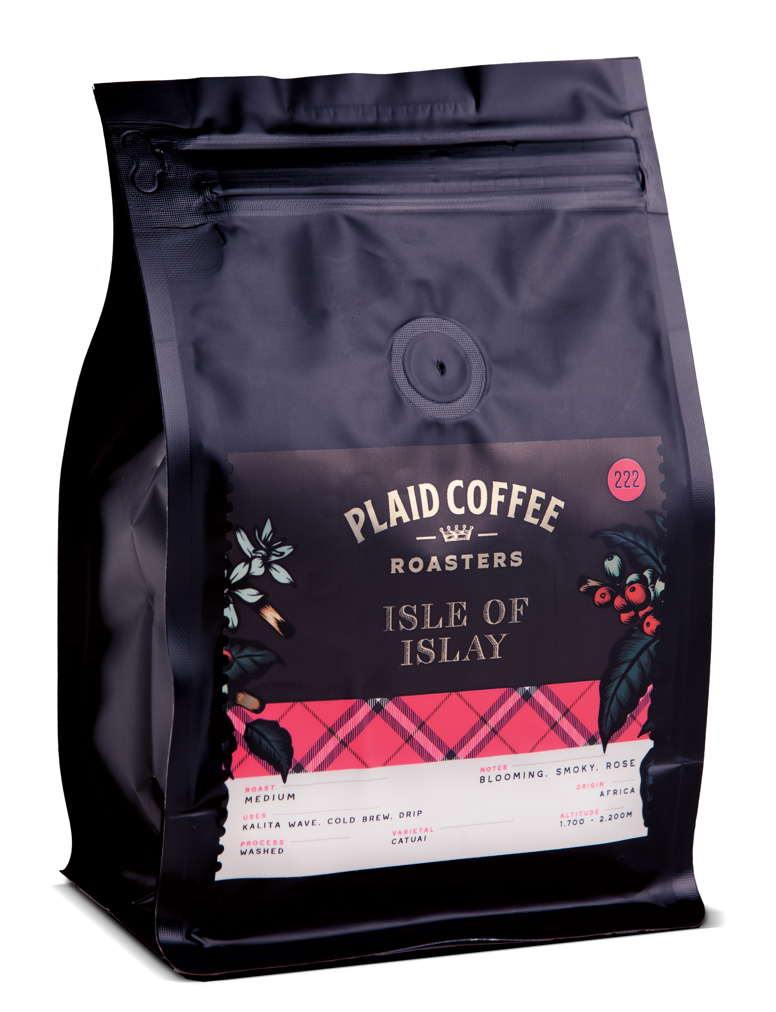 Plaid Coffee Isle of Islay medium roast bag